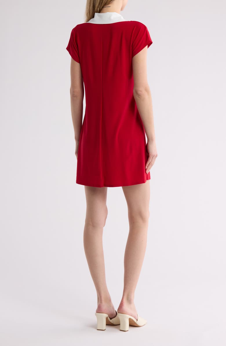 TASH AND SOPHIE Polo Dress, Alternate, color, Red White