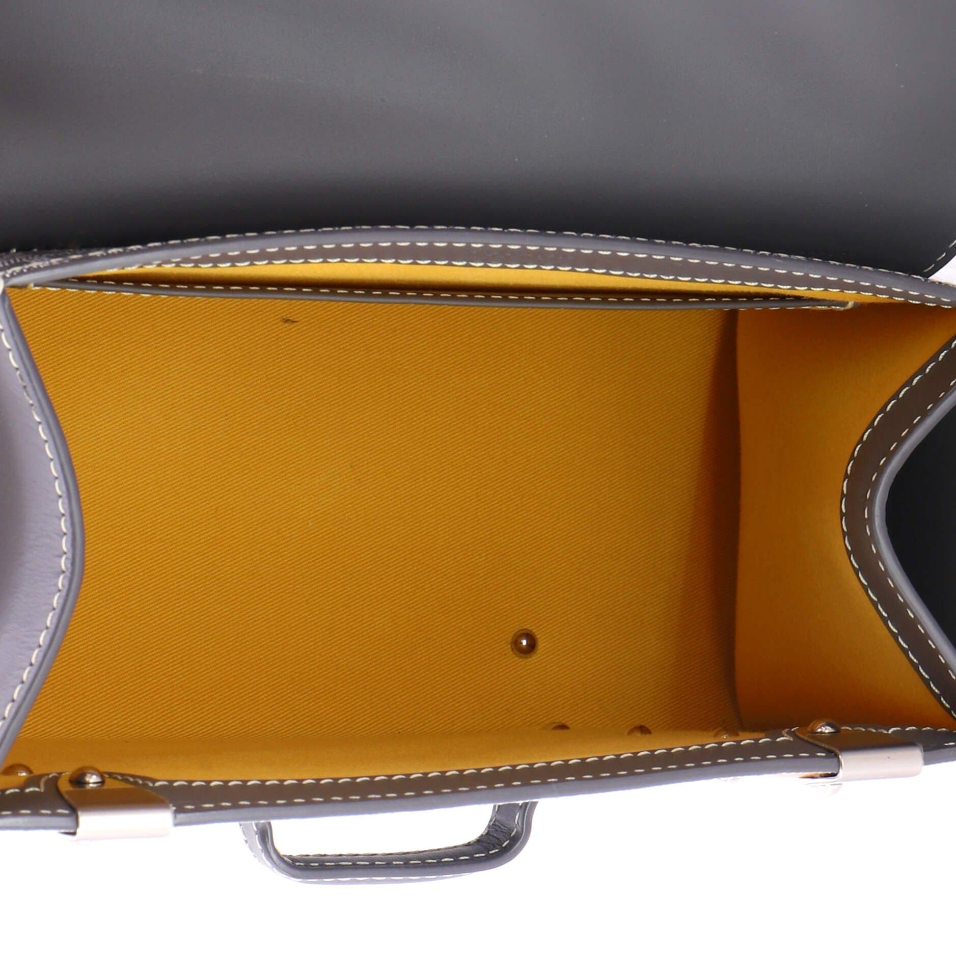 Saigon Top Handle Bag Coated Canvas with Leather PM, Alternate, color, Grey