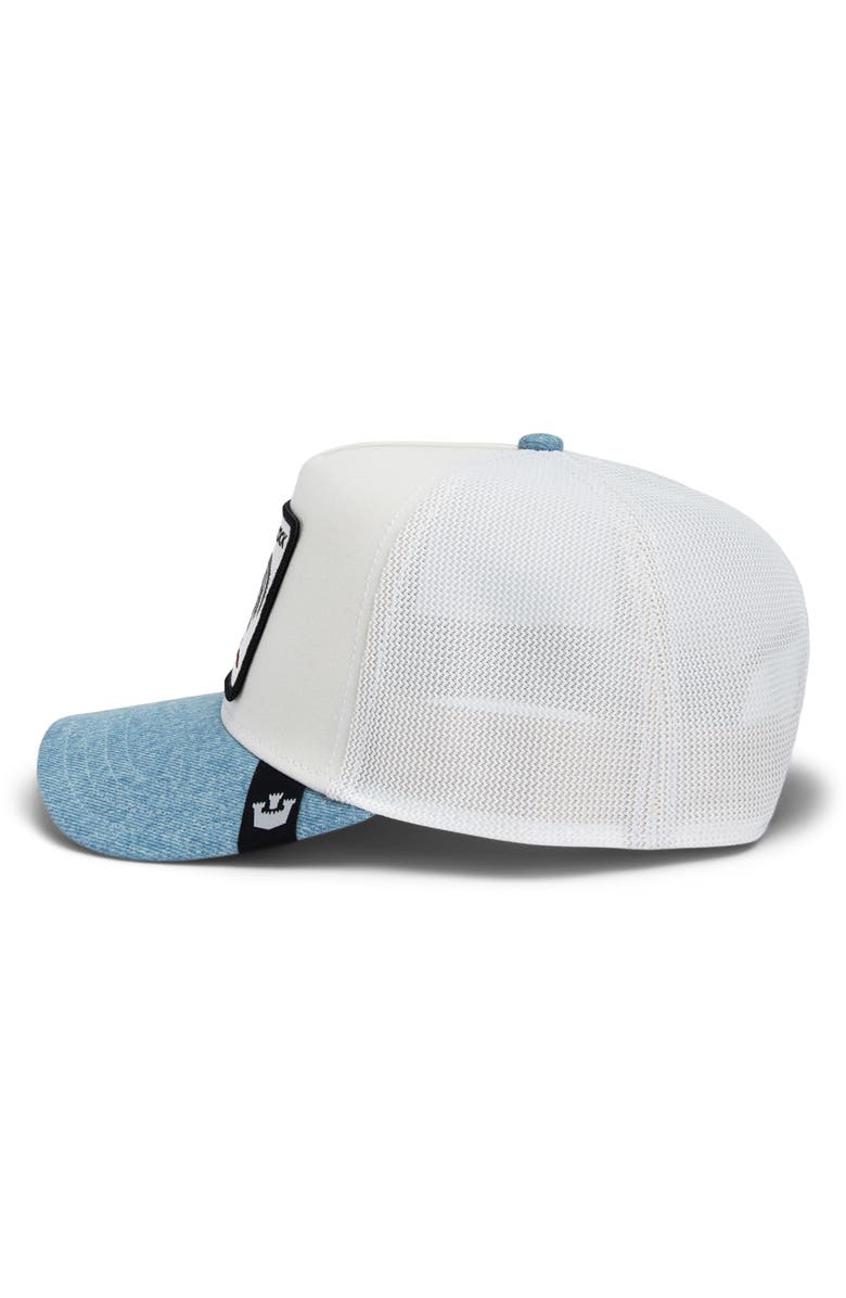 Goorin Bros. Rooster Patch Snapback Baseball Cap, Alternate, color, White