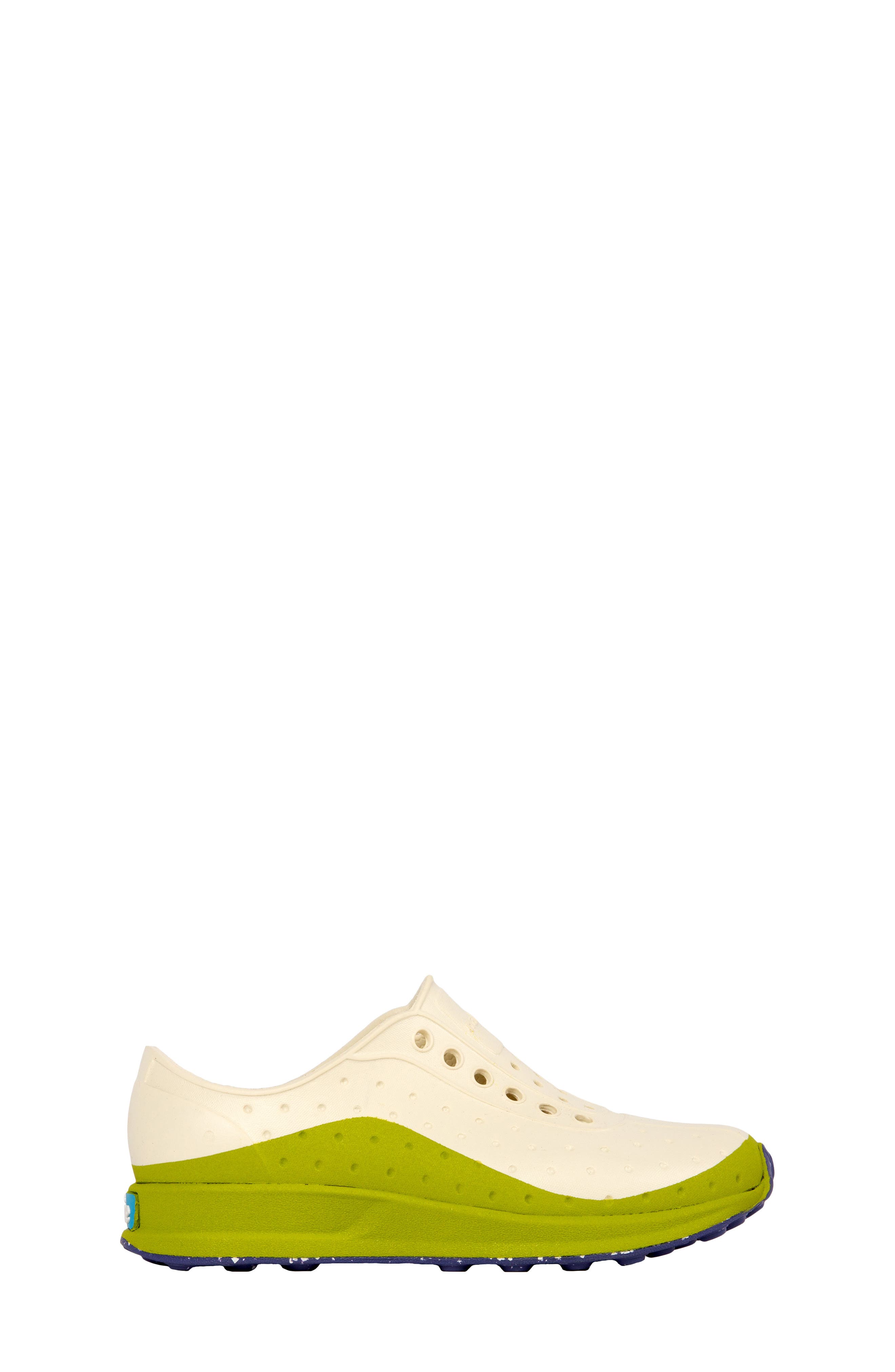 Native Shoes Kids' Robbie Roam Slip-On Sneaker, Alternate, color, Bone White/Seaweed/Ink Speckle