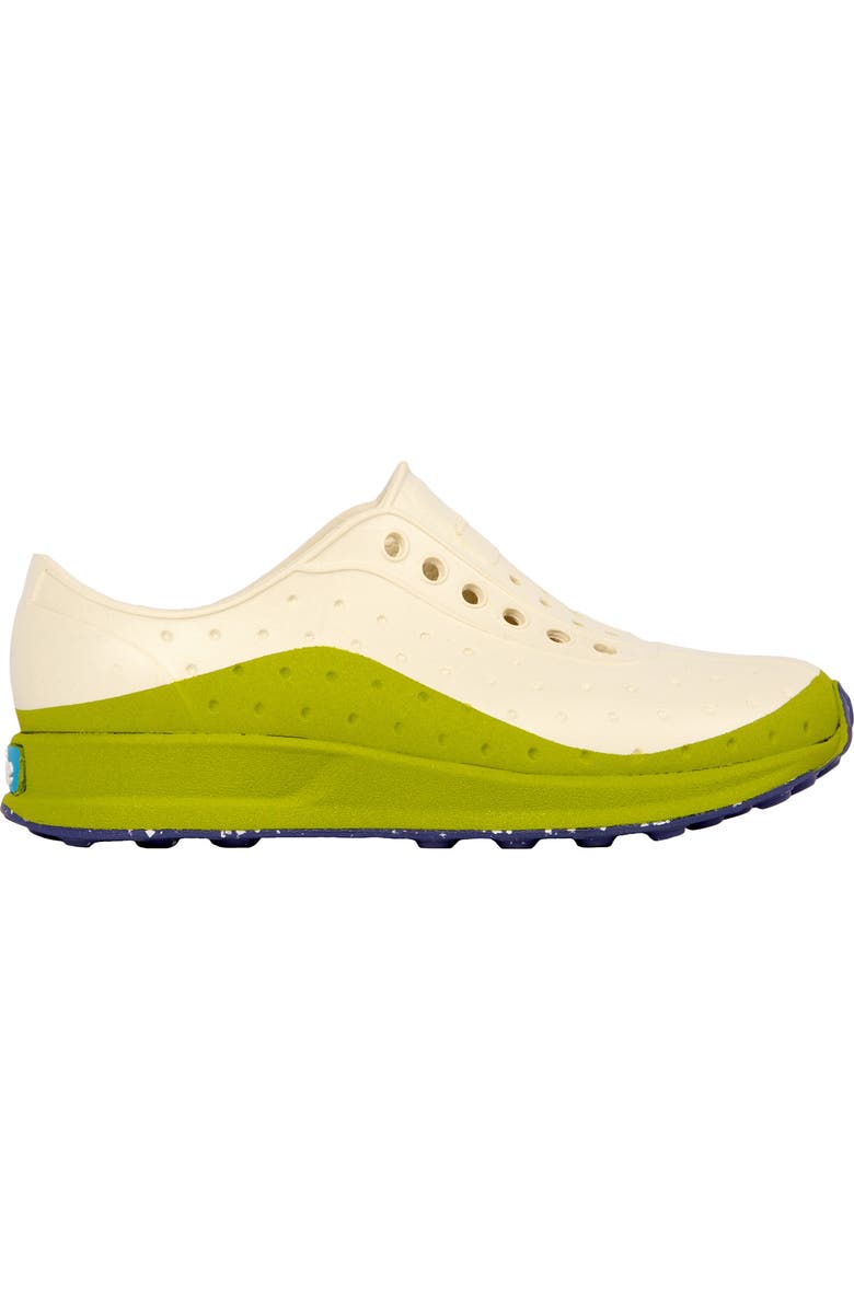 Native Shoes Kids' Robbie Roam Slip-On Sneaker, Alternate, color, Bone White/Seaweed/Ink Speckle