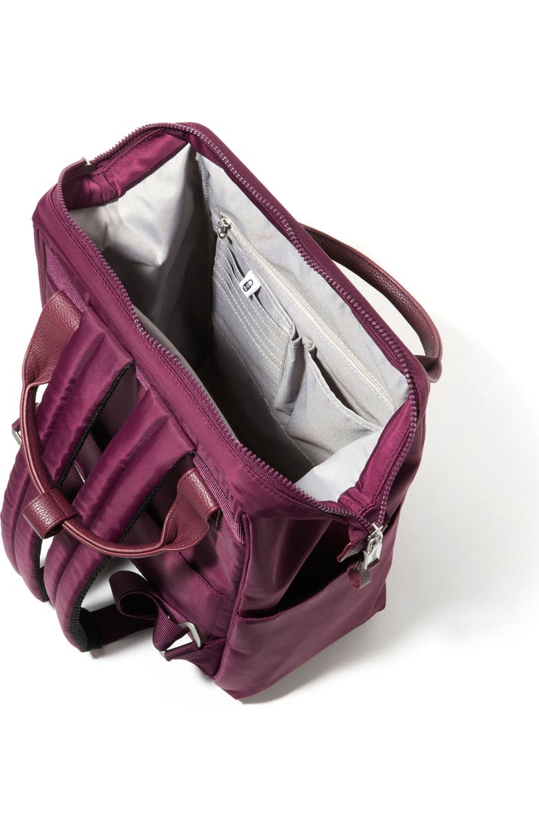 BAGGALLINI Soho Laptop Backpack, Alternate, color, Mulberry Twill