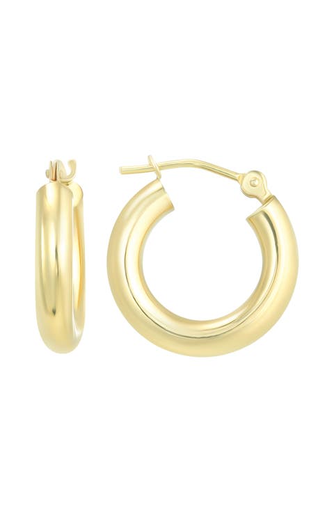 Polished Hoop Earrings