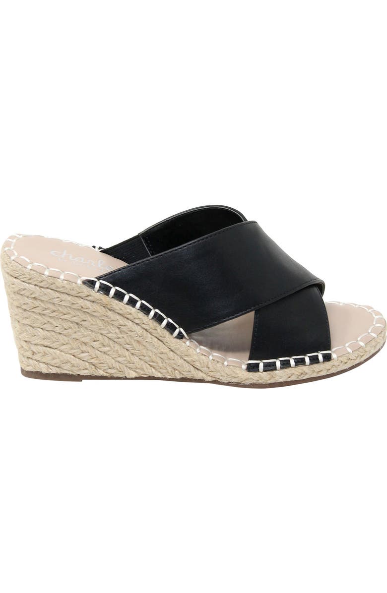 Charles by Charles David Notch Espadrille Wedge Sandal, Alternate, color,