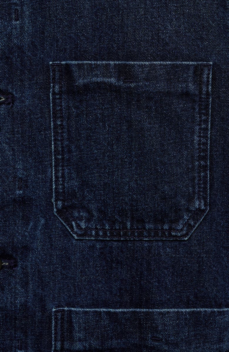 MANGO Workwear Denim Jacket, Alternate, color, 