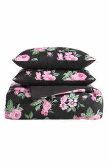 Betsey Johnson Garden Floral Comforter & Sham Set
