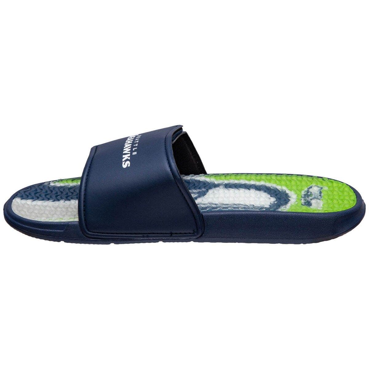 FOCO Youth FOCO Seattle Seahawks Gel Slide Sandals, Alternate, color, 