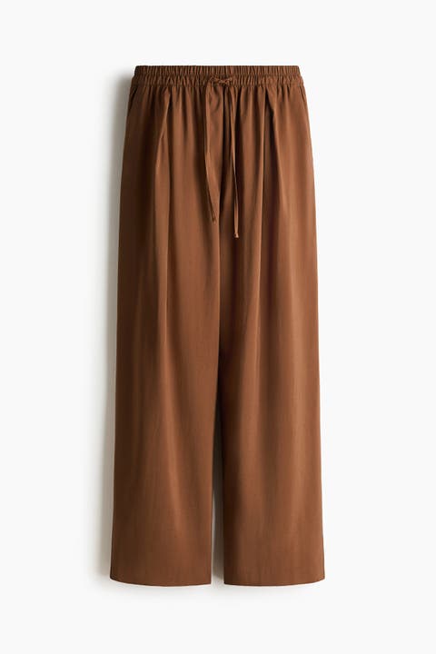 Barrel Drawstring Trousers