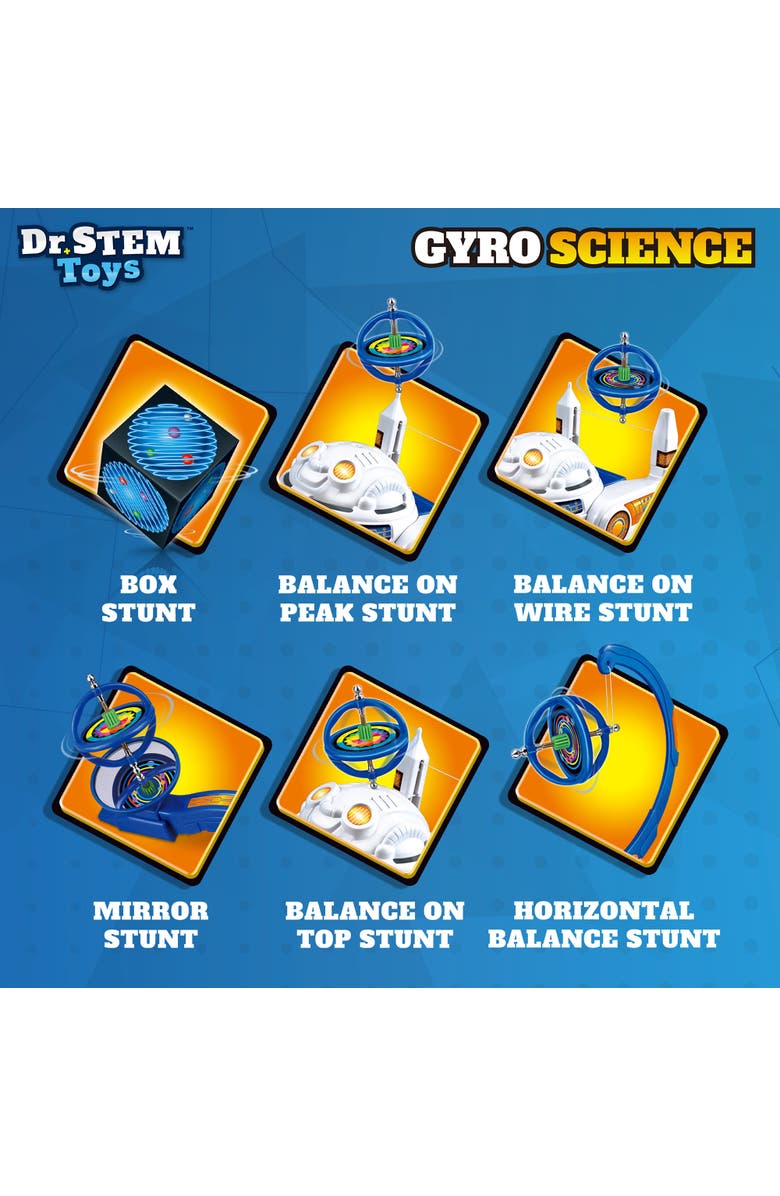 Dr. STEM Toys Gyro Science Kit, 40pc, Kids 8+, Alternate, color,
