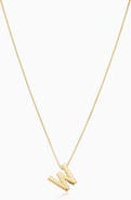 Oradina 14K Gold Love Letter Initial Necklace