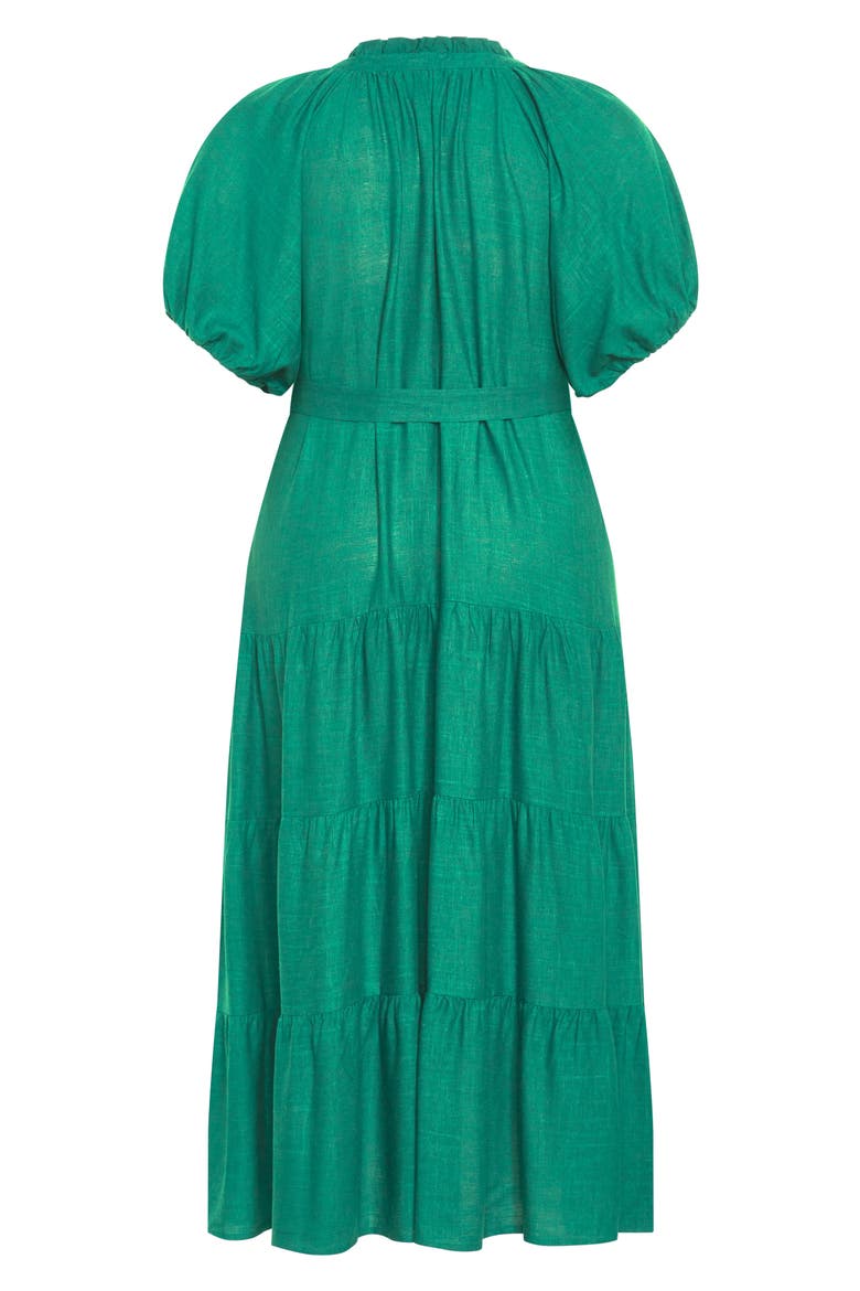 Escape Belted Dress, Alternate, color, JADE