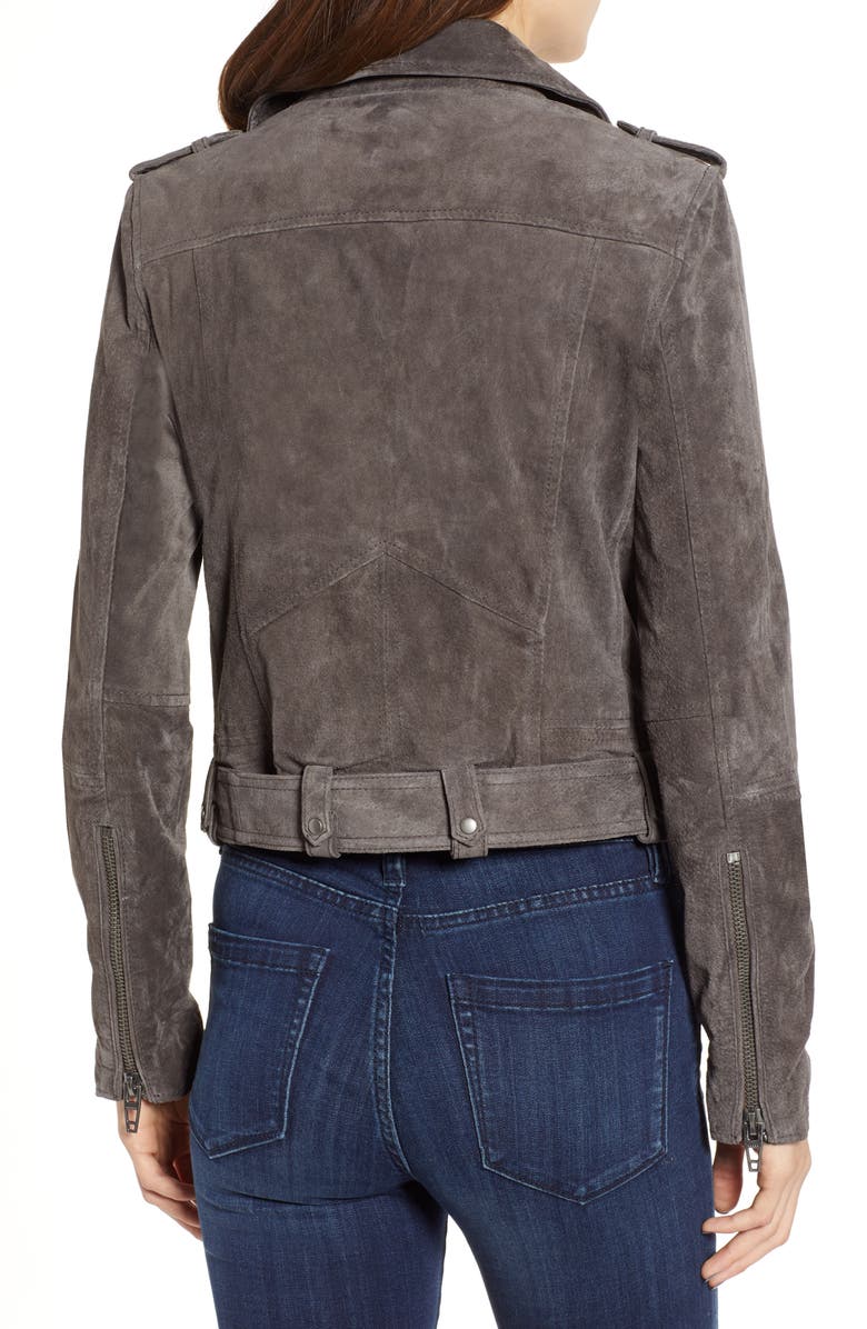 BLANKNYC Morning Suede Moto Jacket, Alternate, color,