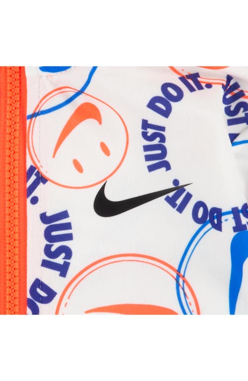 Nike Kids' Smiley Face Graphic Tricot Track Set In Sail