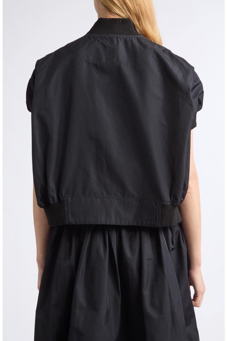 Snap Bomber Shirt, Alternate, color, BLACK