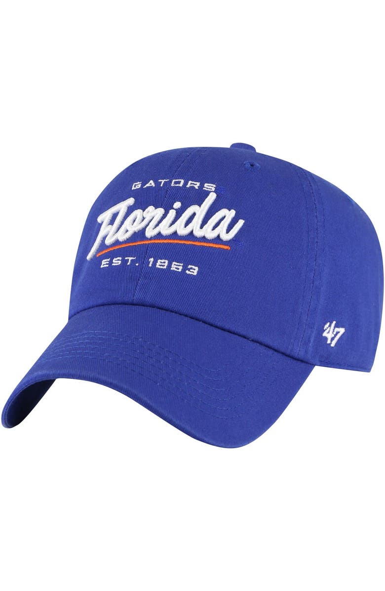 '47 Women's '47 Royal Florida Gators Sidney Clean Up Adjustable Hat, Main, color, 