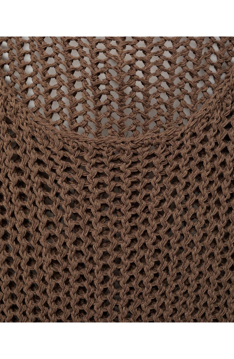 MANGO Open Stitch Maxi Dress, Alternate, color,