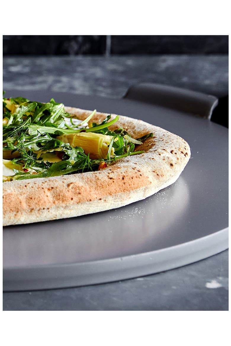Premiere Ovenware Round Pizza Baking Sheet, Alternate, color, GREY
