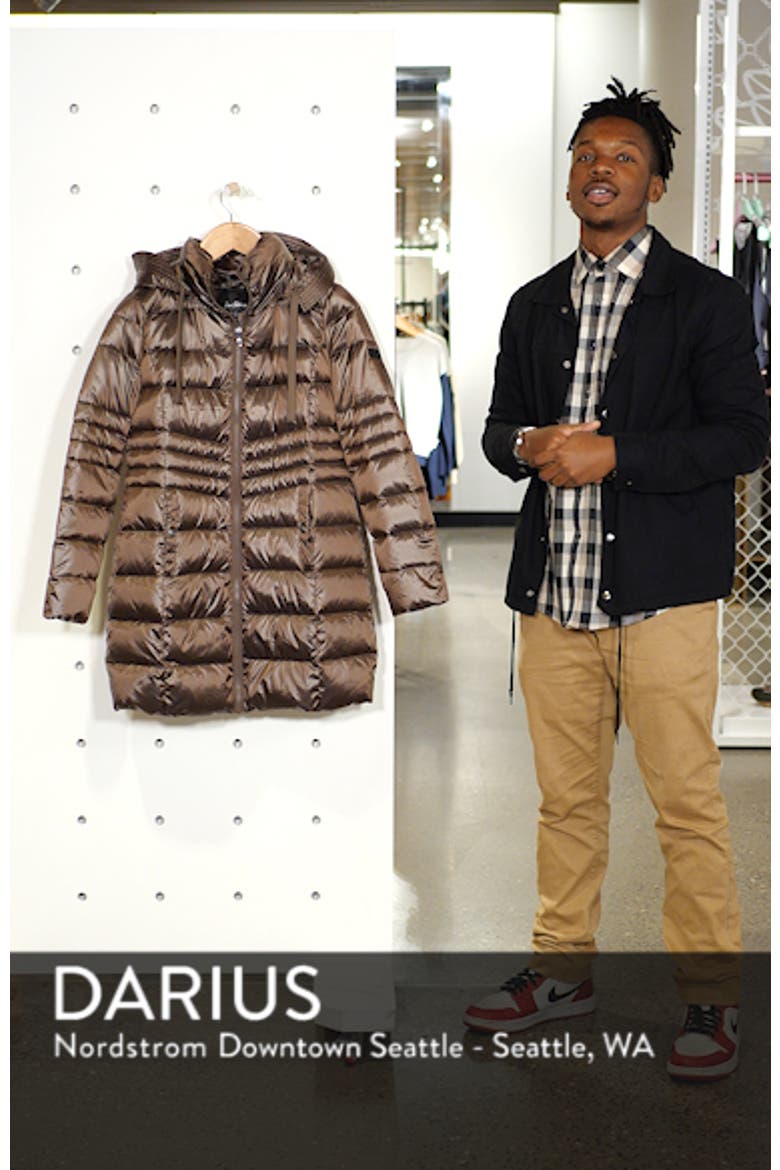 Hooded Down Coat video