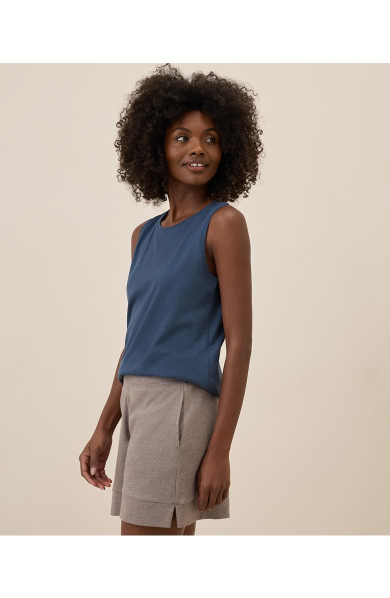 Pact Organic Cotton Softspun High Neck Tank, Alternate, color, Castor Green