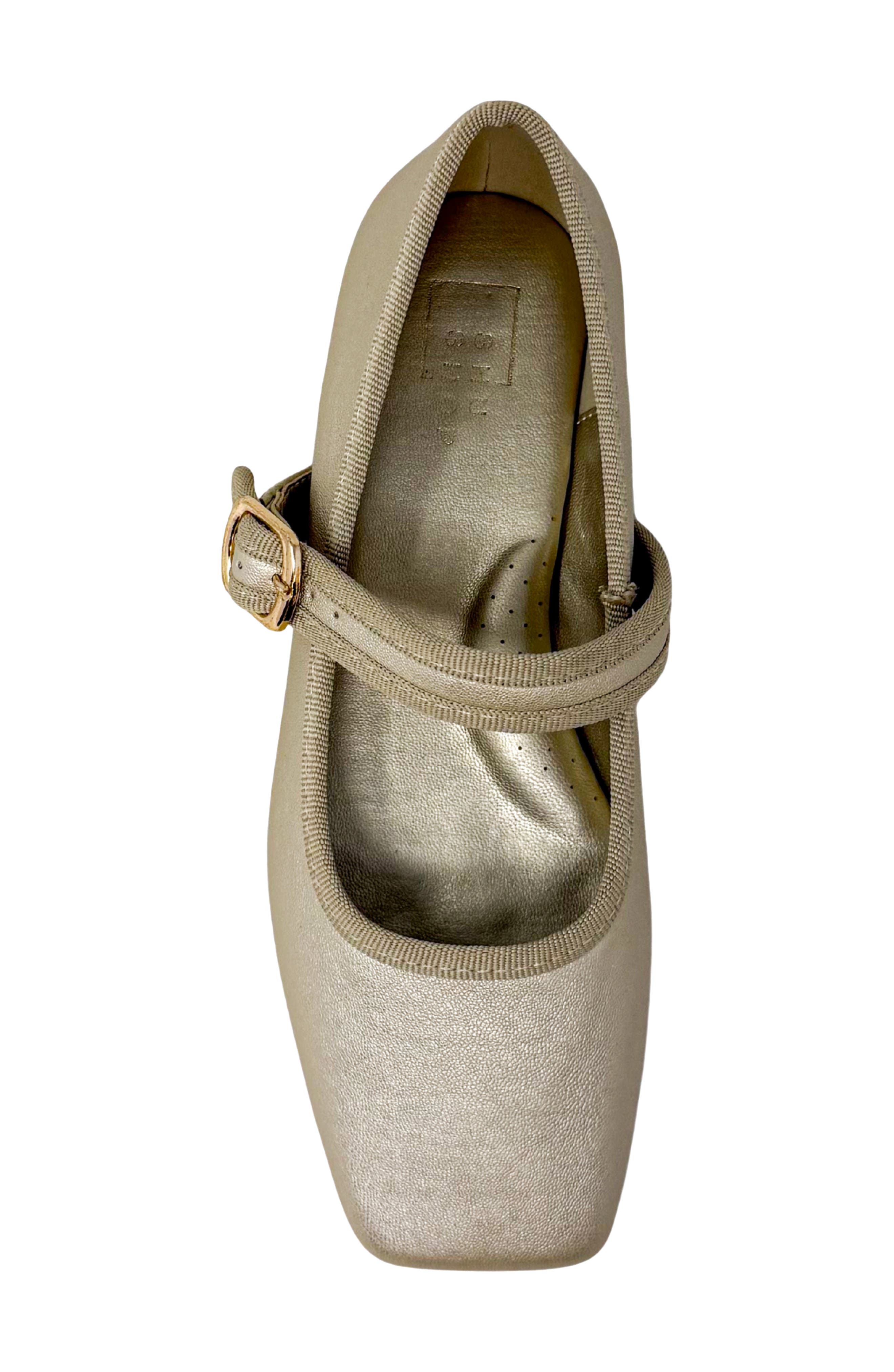 Kids' Adeline Mini Mary Jane Flat, Alternate, color, GOLD