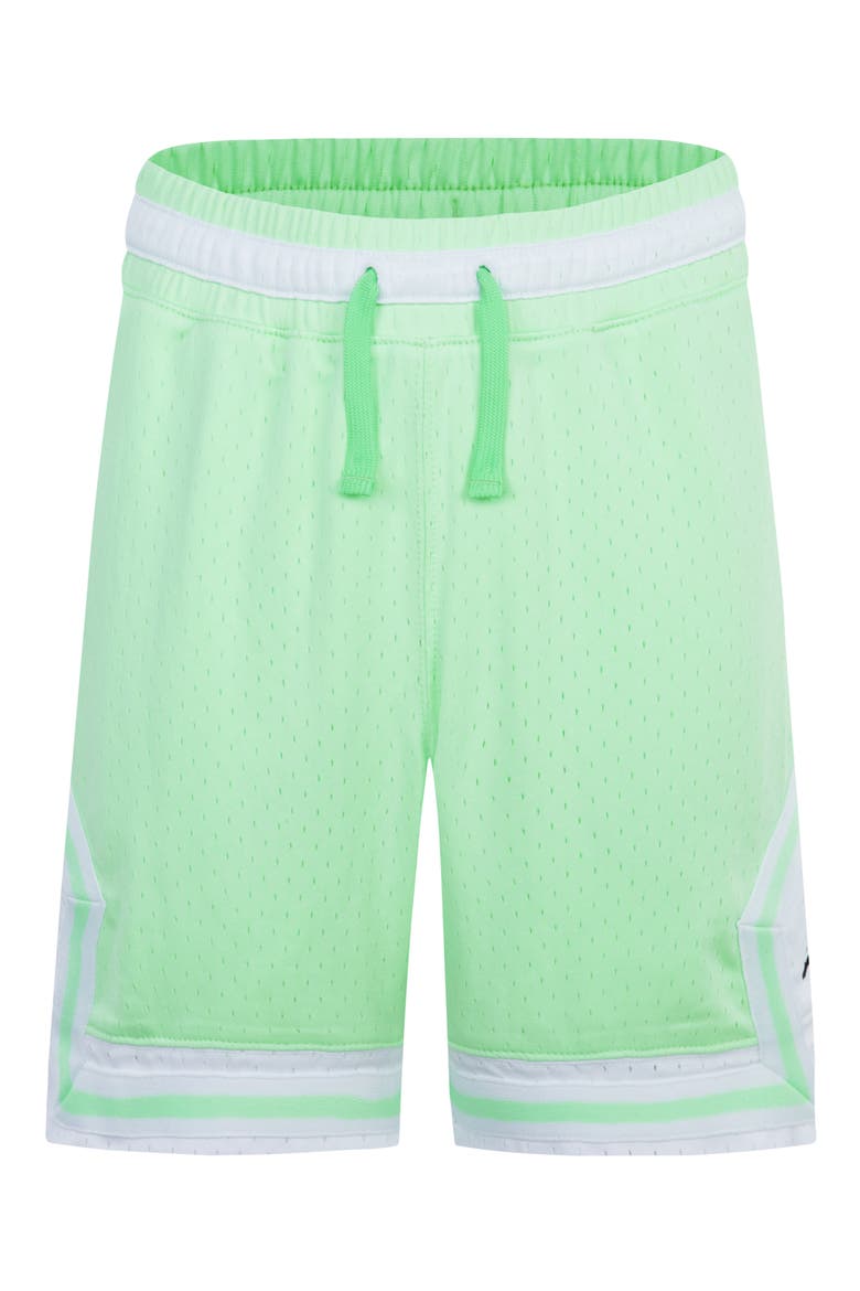 Kids' Dri-FIT Sport Diamond Mesh Basketball Shorts, Main, color, VAPOR GREEN