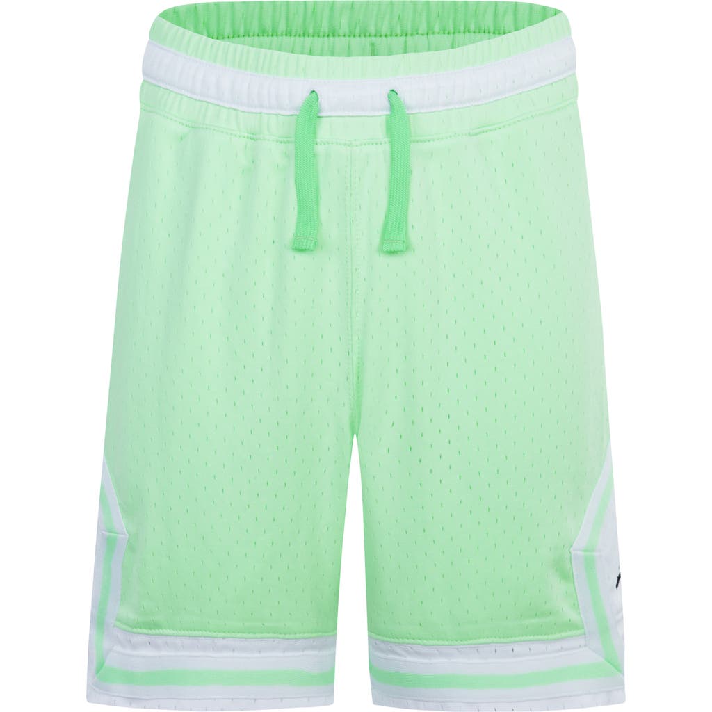 Jordan Dri-fit Sport Little Kids' Diamond Shorts In Green