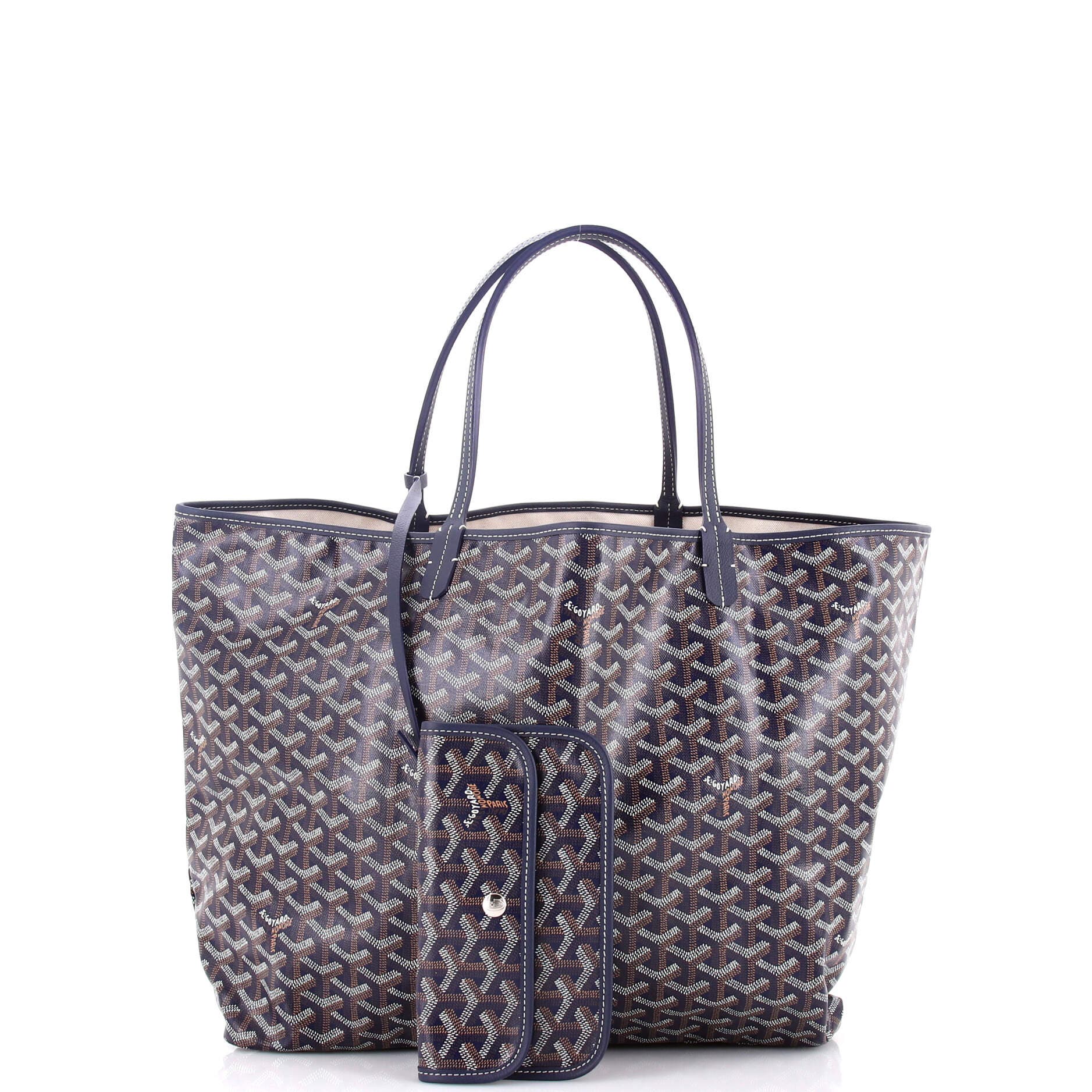Pre-Owned Goyard Saint Louis Tote Coated Canvas GM, Alternate, color, 
