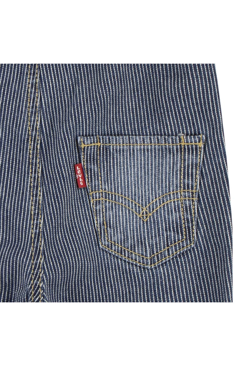 Levi's Railroad Stripe Cotton Overalls, Alternate, color, Yucatan