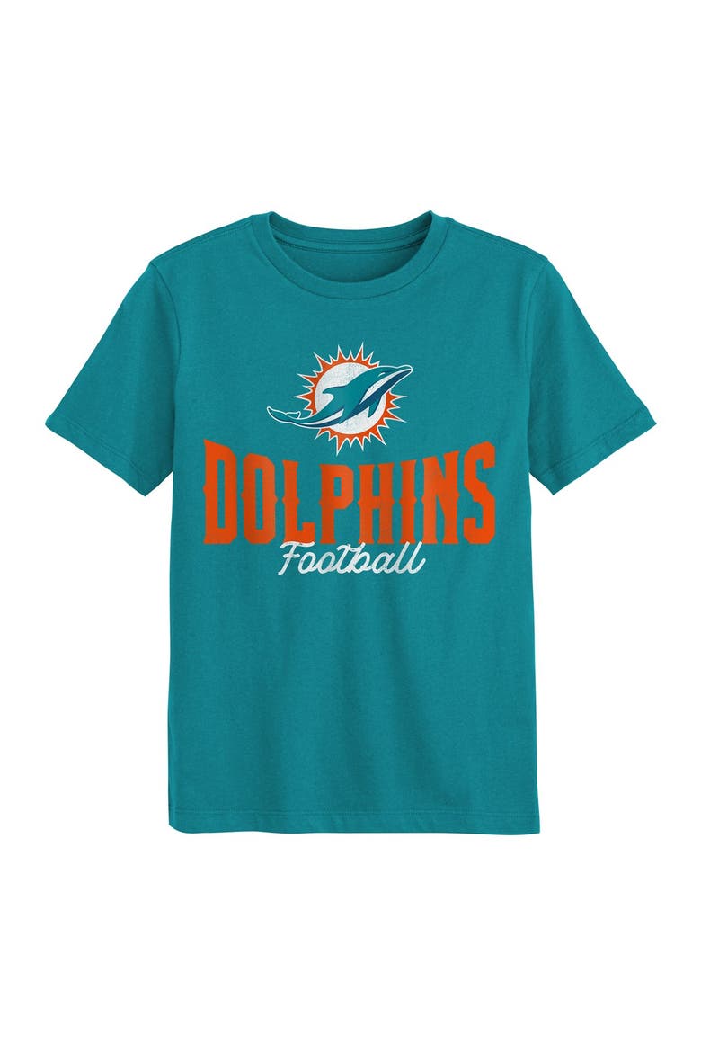 Toddler Outerstuff  Aqua Miami Dolphins Top Pick T-Shirt, Alternate, color, Aqua