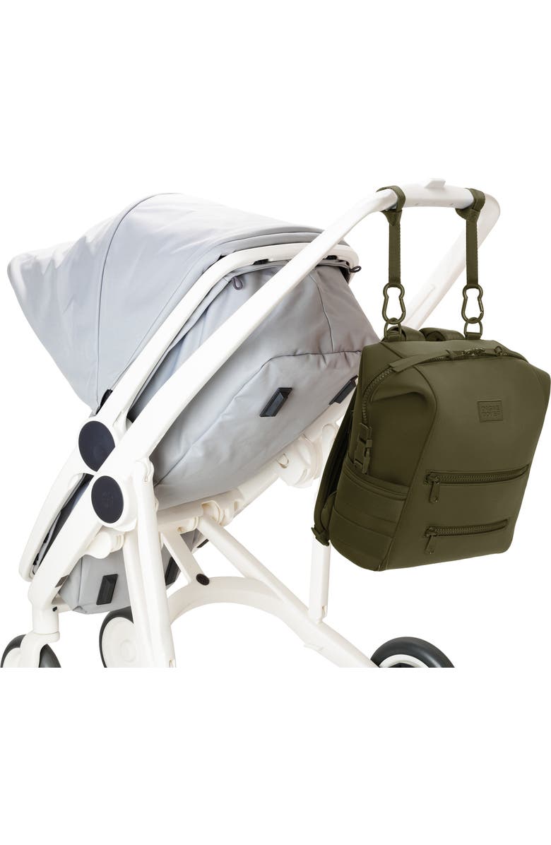 Dagne Dover Indi Medium Neoprene Diaper Backpack, Alternate, color, Dark Moss