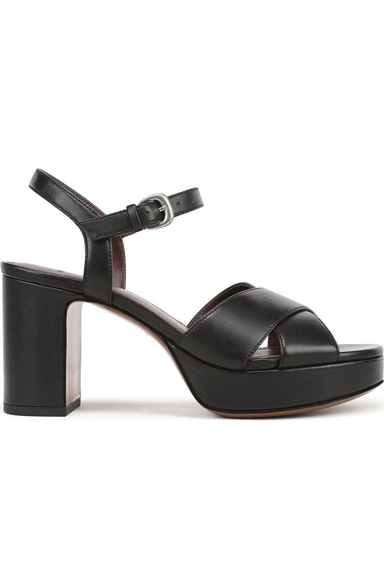 Vince Ericka Ankle Strap Platform Sandal, Alternate, color, Black