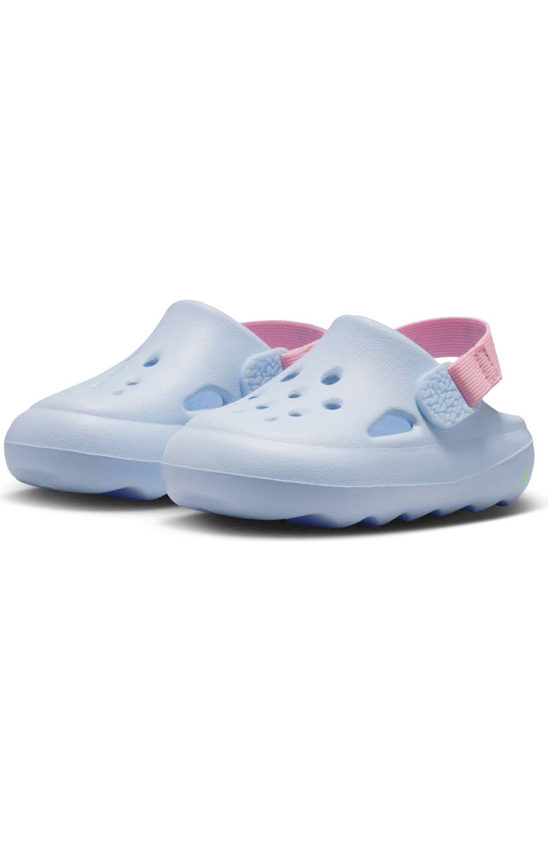Jordan Kids' Hydrip Foam Clog, Main, color, Half Blue/ Green/ Soft Pink