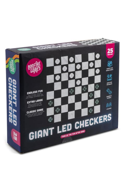 Giant LED Checkers Set