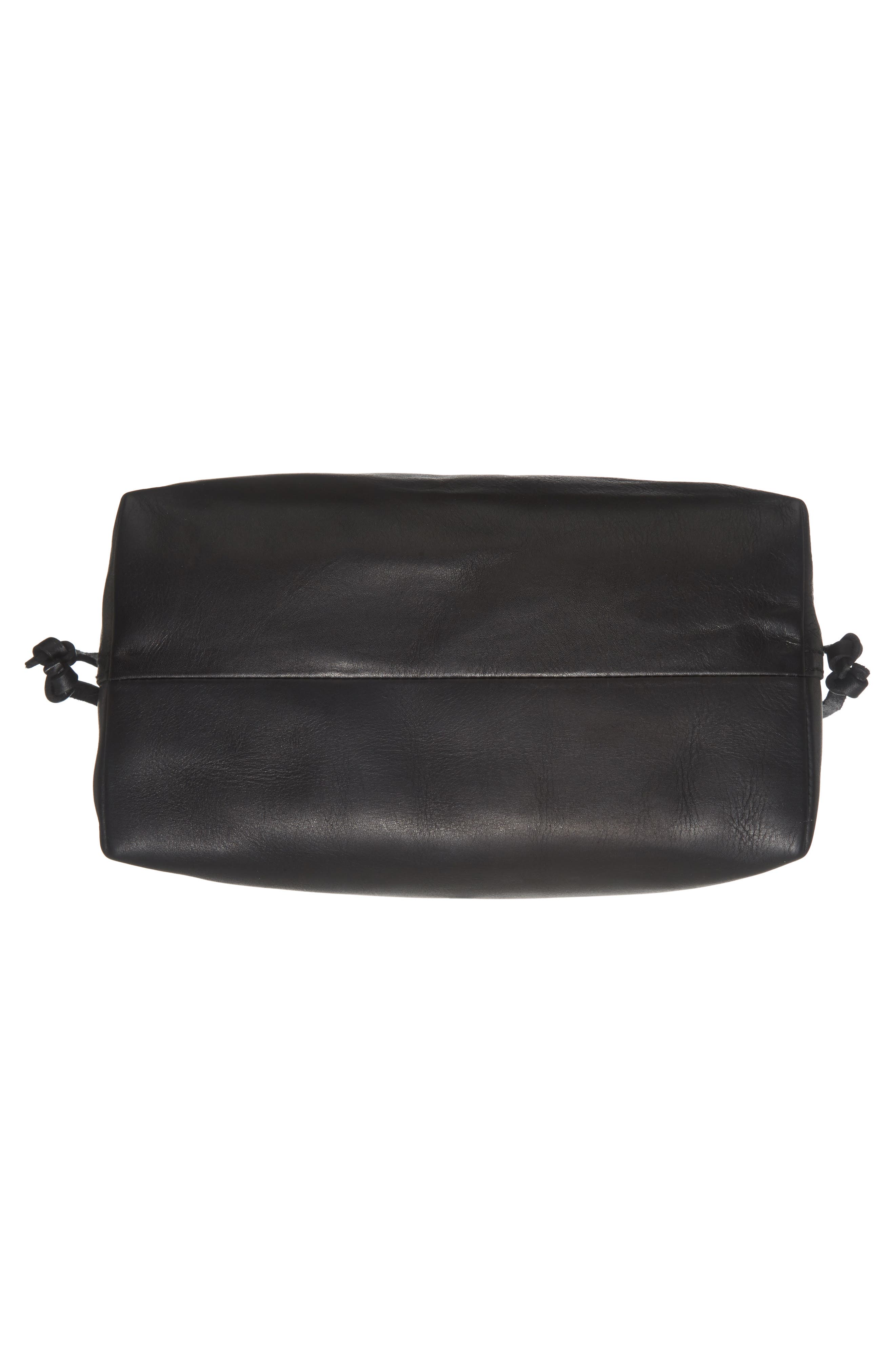 Madewell Medium Drawstring Transport Leather Tote, Alternate, color, 