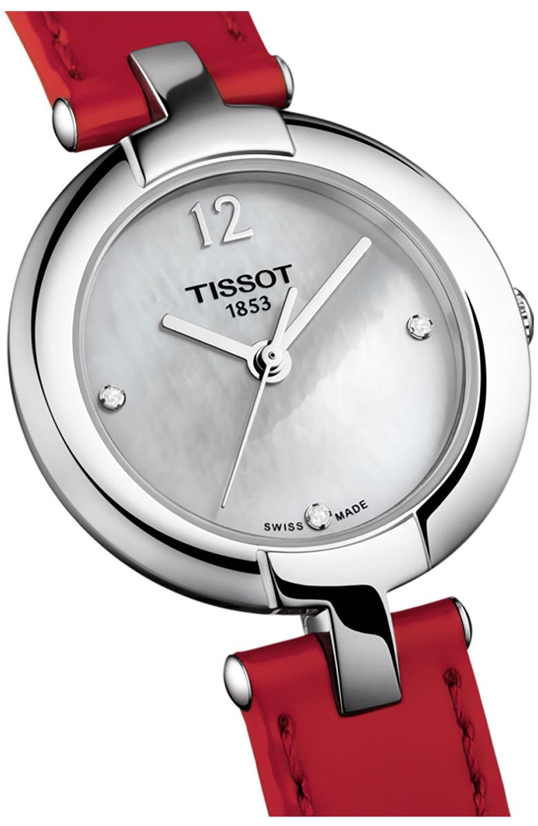 Tissot Women's Pinky Leather Watch, 27.95mm, Alternate, color,