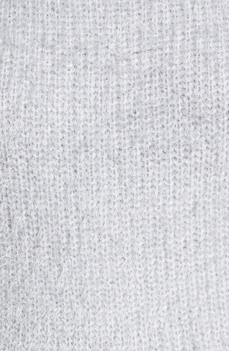 Woven Heart Cold Shoulder Sweater, Alternate, color, 