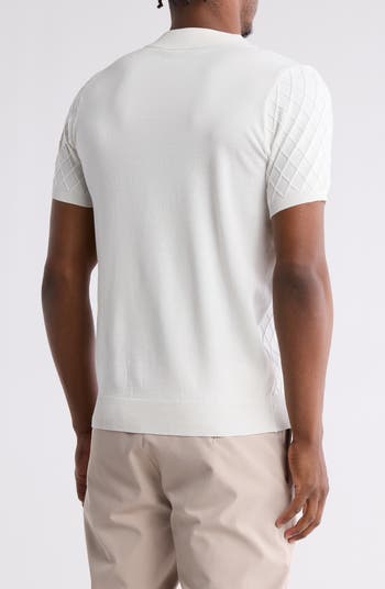 Short Sleeve Slim Fit Polo Sweater
