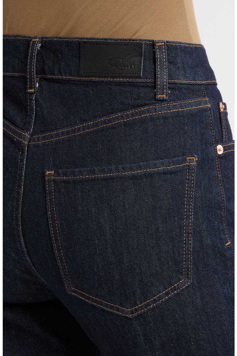 Topanga High Waist Straight Leg Jeans, Alternate, color, MIDNIGHT BLUE