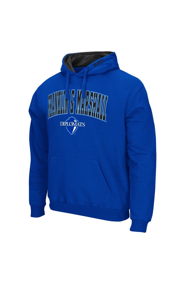 COLOSSEUM Men's Colosseum Blue Franklin & Marshall Diplomats Arch & Logo 3.0 Pullover Hoodie, Alternate, color, Blue