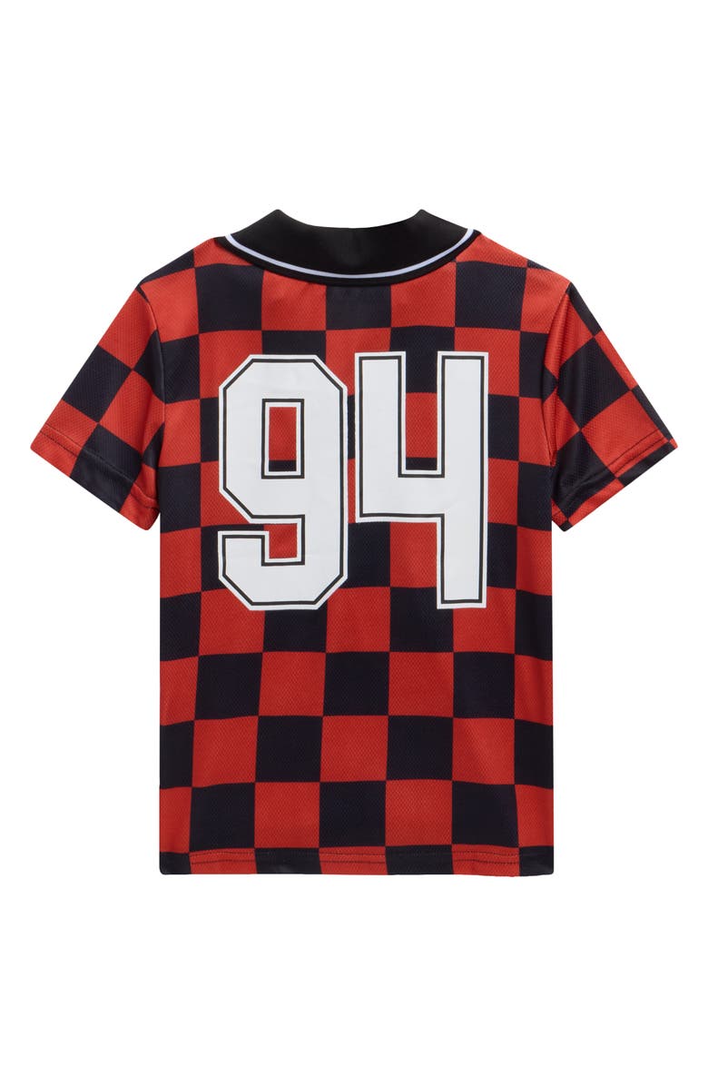 Freeze Kids' NASCAR Jersey T-Shirt & Shorts Set, Alternate, color, Red