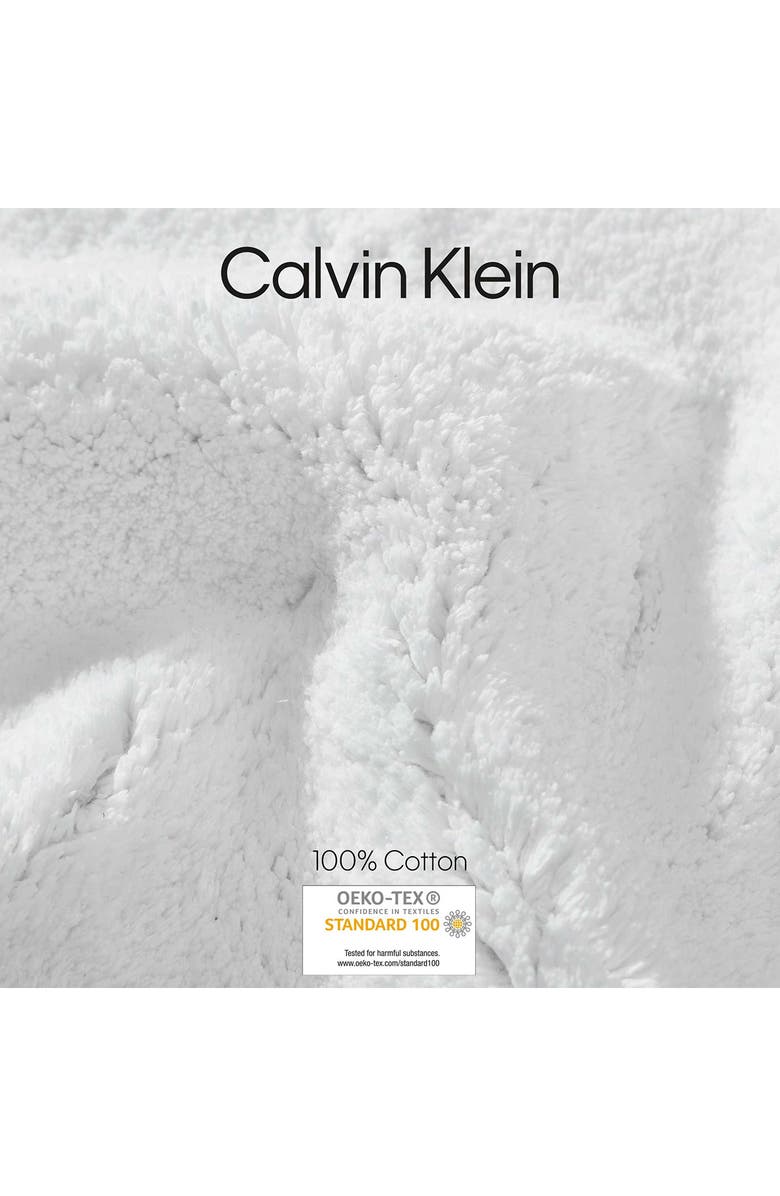 Calvin Klein Essence Solid Bath Mat, Alternate, color, White
