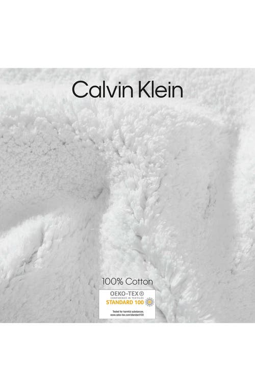 Calvin Klein Essence Solid Bath Mat In White