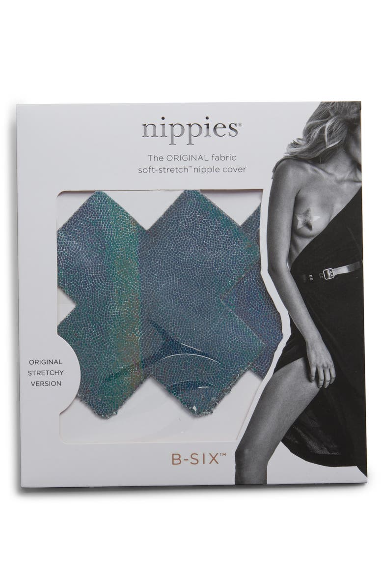 Nippies Bristols 6 Nippies by Bristols Six Glitter Nipple Covers, Alternate, color,