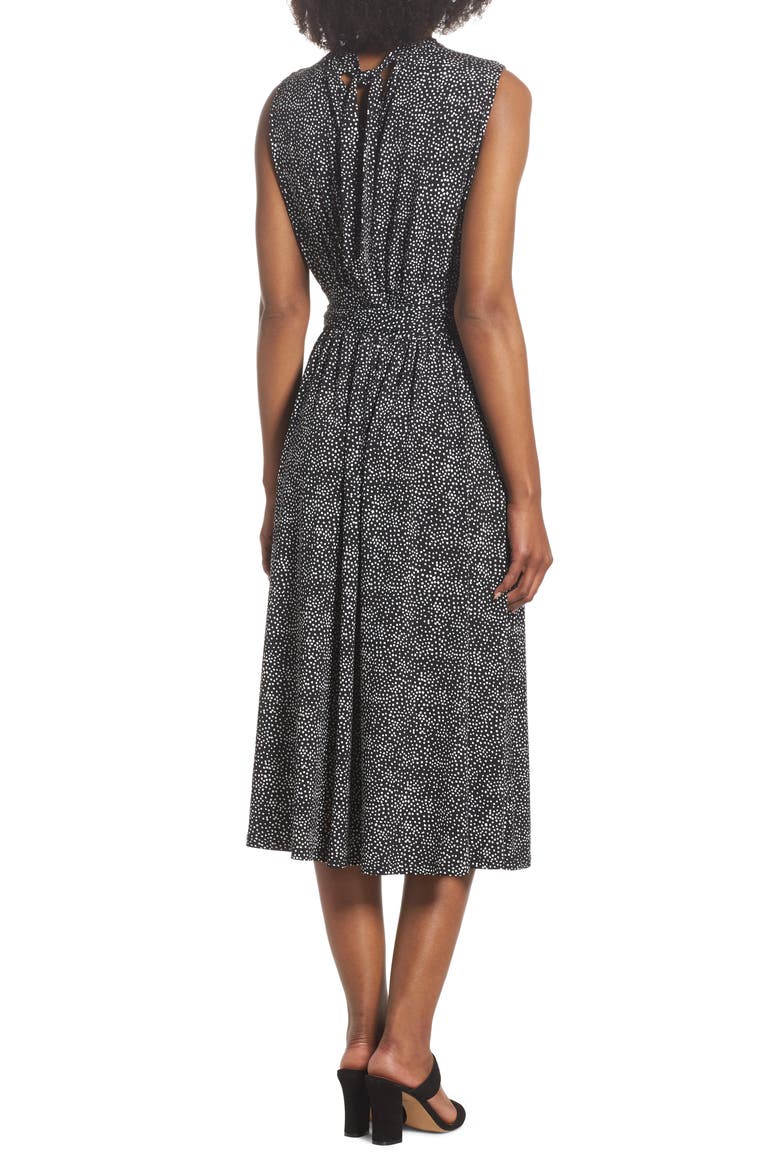 Mindy Print Midi Dress, Alternate, color, SCATTER