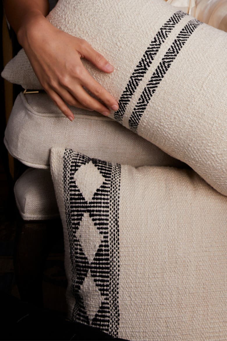 Gemma Pillow Cover, Alternate, color, Cream