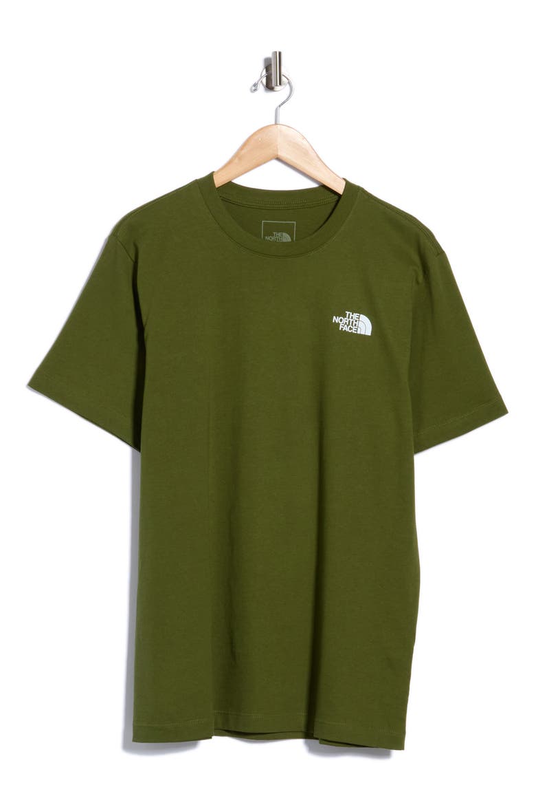 Evolution Box Camo Fill Graphic T-Shirt, Main, color, WOODLAND GREEN