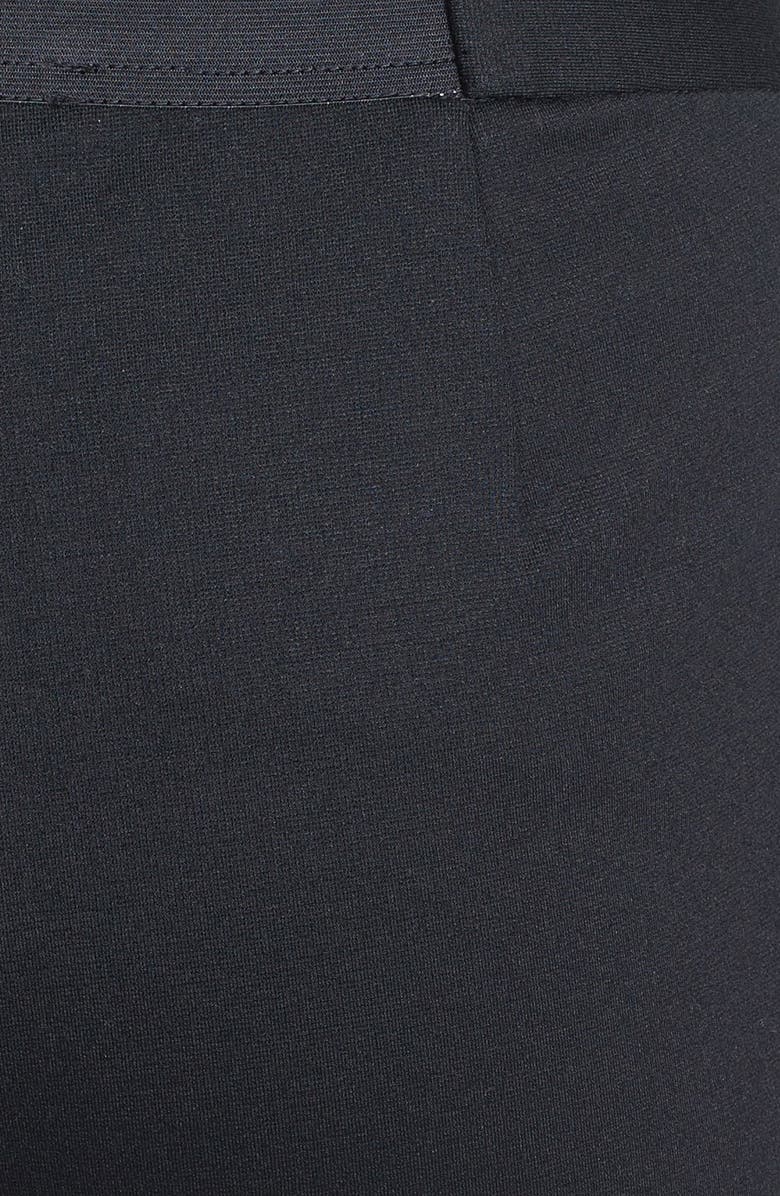 Chaus Pull-On Knit Pants, Alternate, color, Rich Black