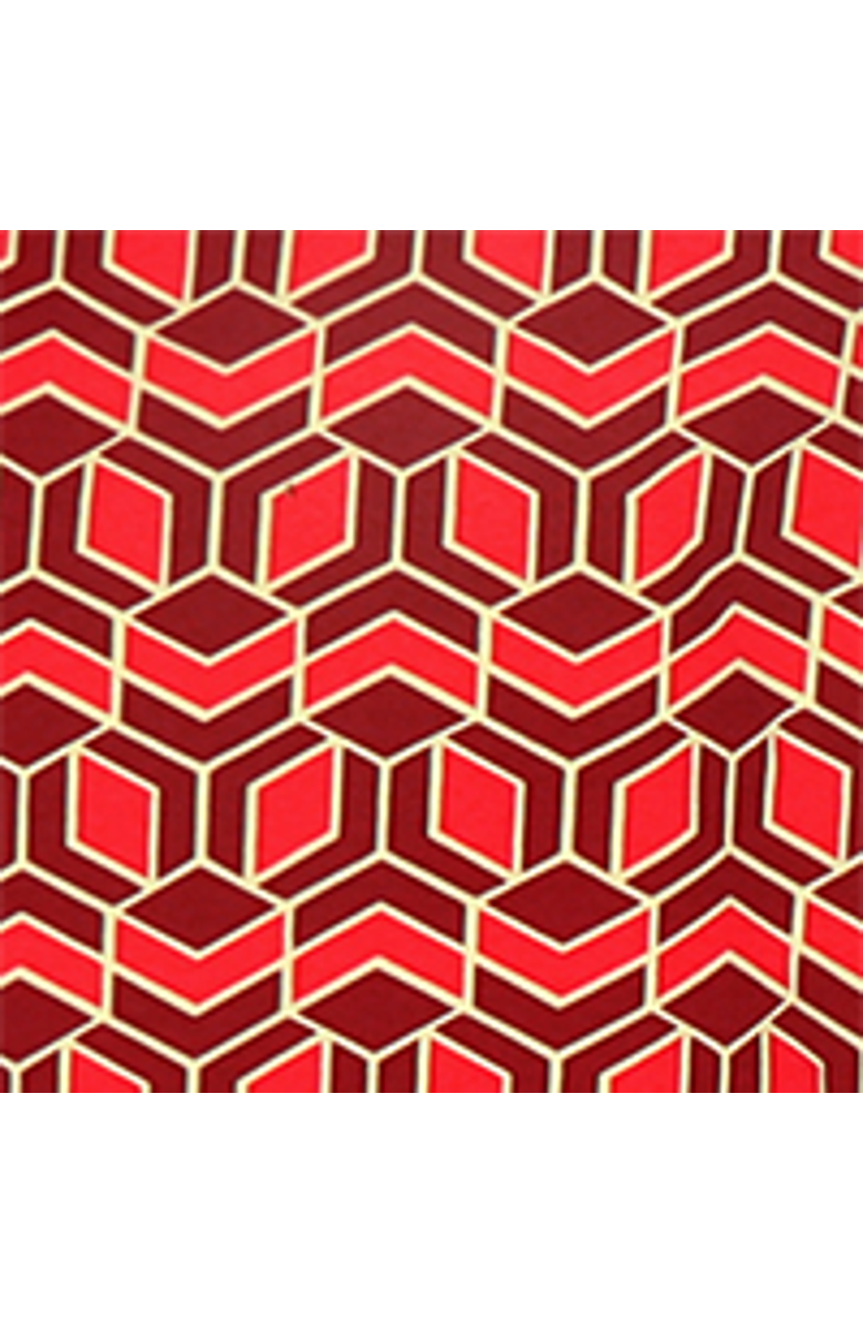 Mixed Up Clothing Girls Long Sleeve Ruffle Trim Dress, Alternate, color, Red Multicolor