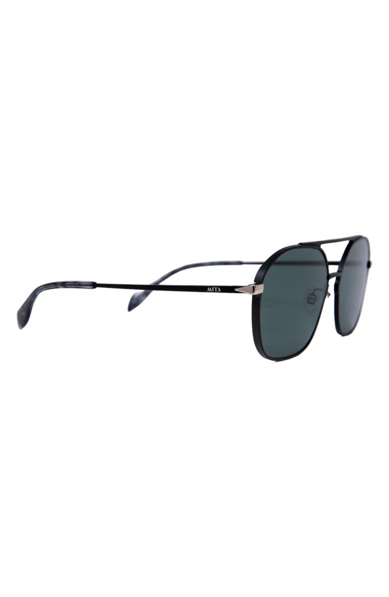 MITA SUSTAINABLE EYEWEAR Duomo 58mm Aviator Sunglasses, Alternate, color, 