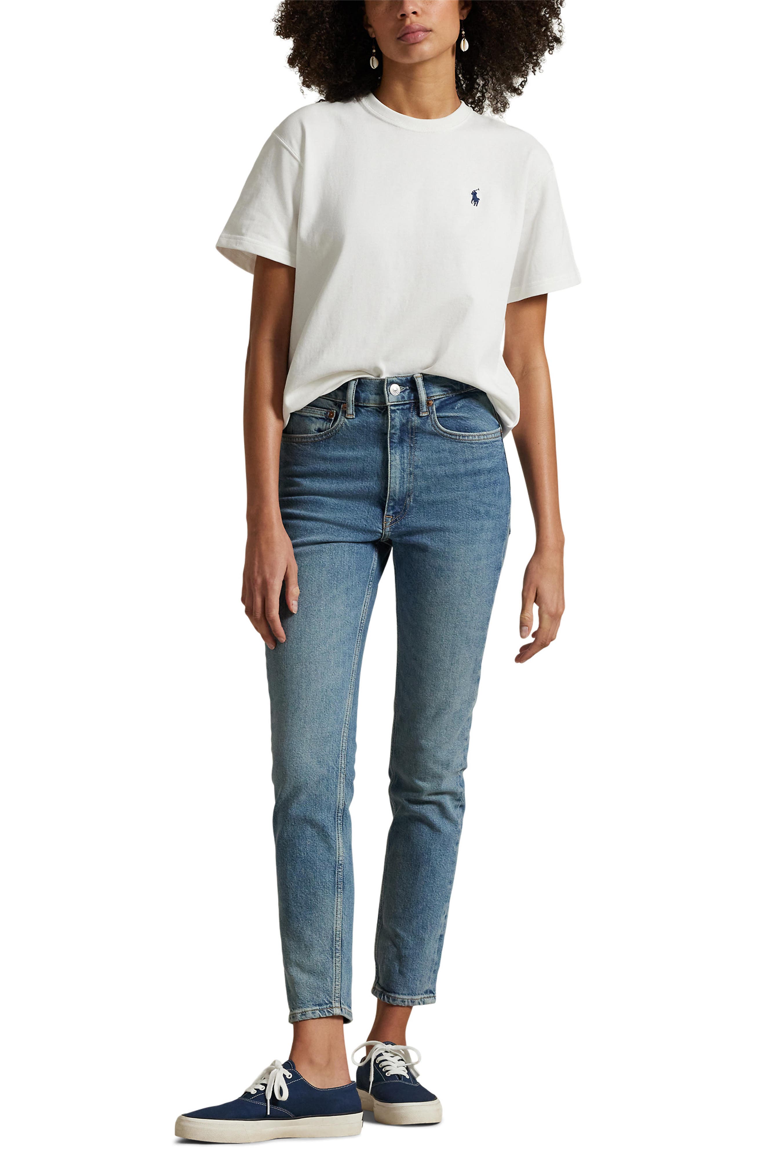 Polo Ralph Lauren Relaxed Cotton T-Shirt (Women) | Nordstrom